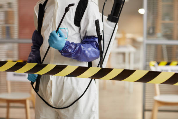 Professional Infectious Disease Decontamination technician working in Ellison Bay, WI